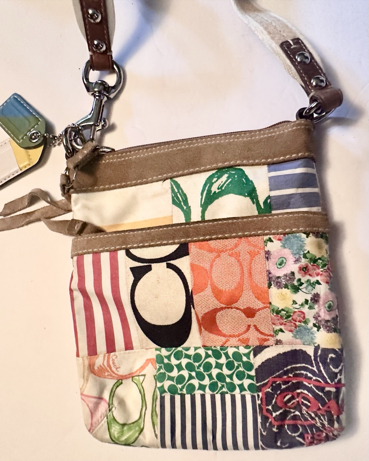 Original Vintage COACH Hampton Patchwork Crossbod… - image 8