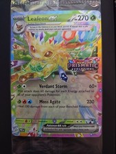 SEALED Leafeon ex - (Prismatic Evolutions Stamp) 006/131