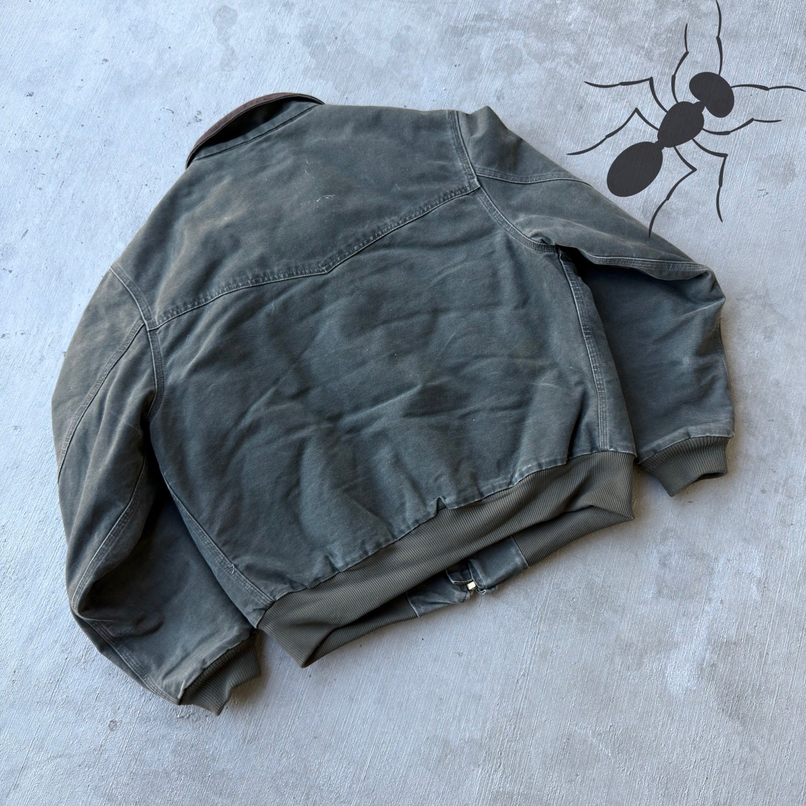 Carhartt J14 MOS green Santa Fe work wear jacket thumbnail 6