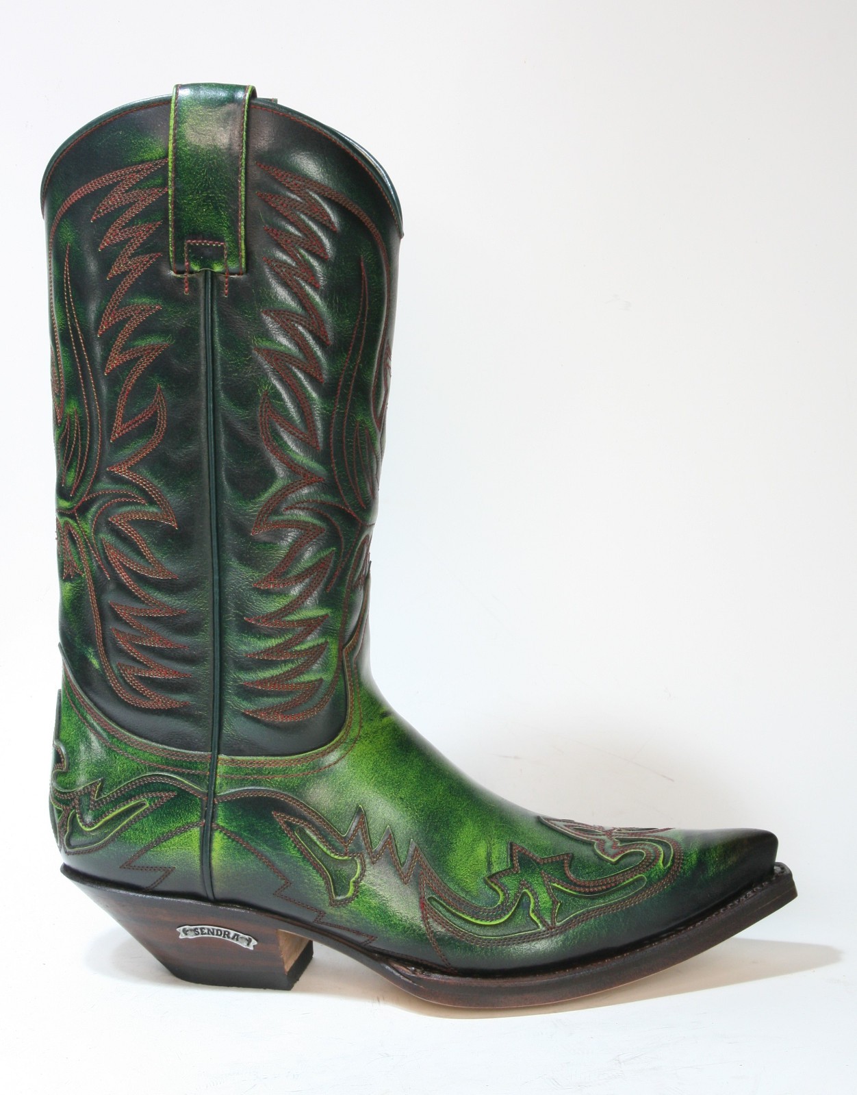 3241 Sendra boots cowboy boots Flora Verde Botella image 2