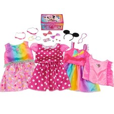 Minnie Mouse Bowdazzling Dress Up Pretend Play Trunk 21 Pcs Disney Jr