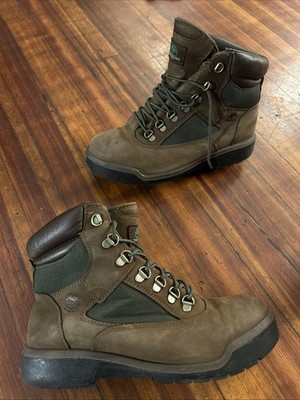 Timberland Men's FIELD BOOT 6 INCH WATERPROOF Dark Brown Hiker Shoes Size 8.5