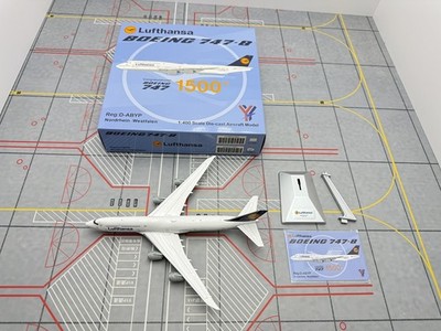YY Wings 1/400 Lufthansa Airlines B747-8 D-ABYD/D-ABY/YI Aircraft Model New