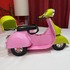 CASCO GIOCATTOLO VESPA SCOOTER BICI 18’ NOSTRA GENERAZIONE ROSA VERDE 