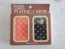 Vintage US Playing Card Company Double Set Bridge Playing Cards NIP Made in USA