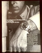 Rolex Submariner Original 1966 Vintage Print Ad Wall Art U.S. NAVY