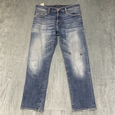 Mavi Jeans Mens 33x30 Blue Denim Medium Wash Streetwear Travel Straight Leg
