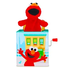 Preferred Sesame Street Jack in the Box - Elmo Plush Toy for Toddlers 1-3, De...