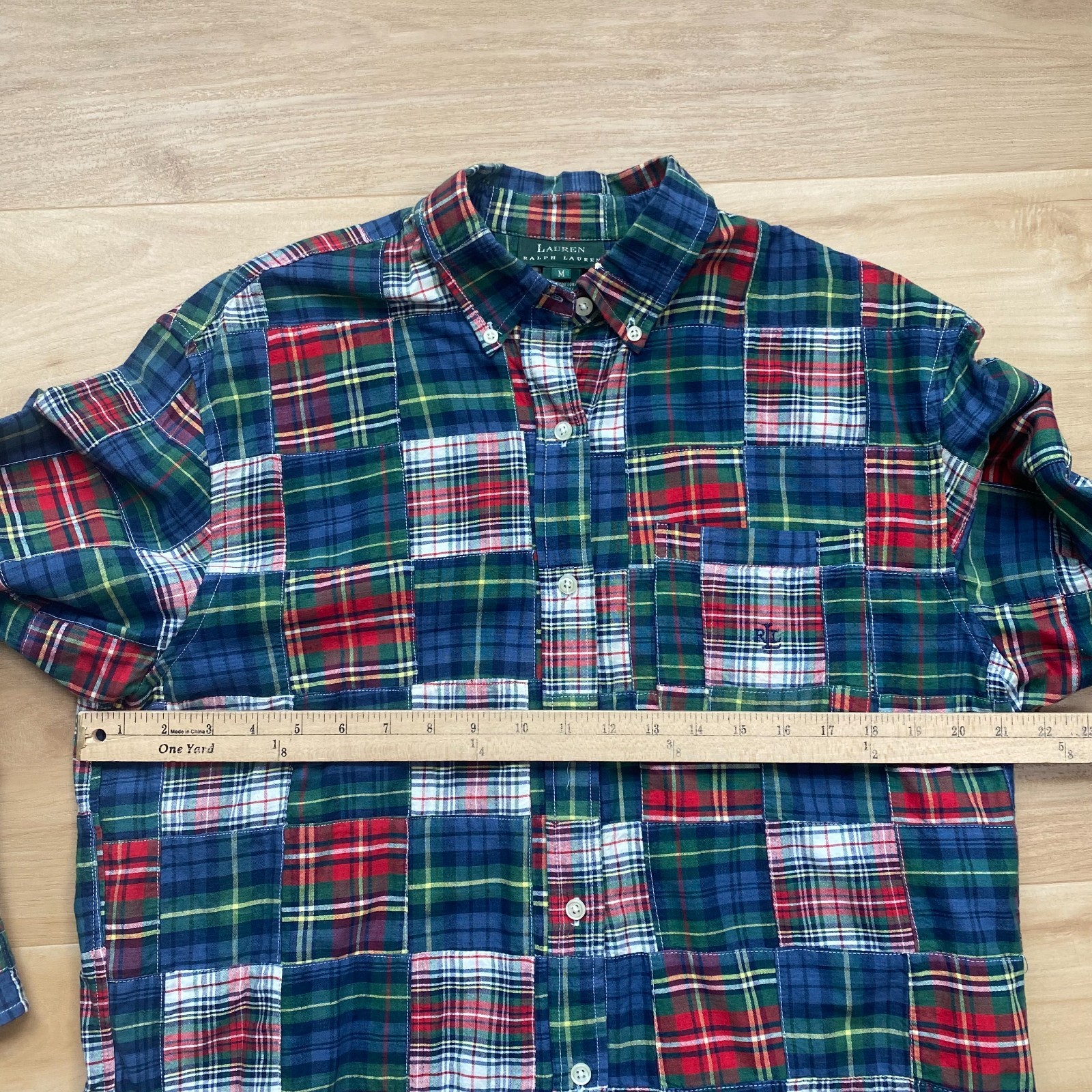 Ralph Lauren Women's Patchwork Button Up Madras P… - image 3