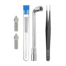 3D Nozzles Kit, 2pcs k1 Copper Alloy Nozzles 0.4mm, Nozzle Cleaning Needles
