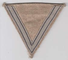 WW2 German Elite Black Sturmmann Rank Chevron Insignia Patch Drillich HBT