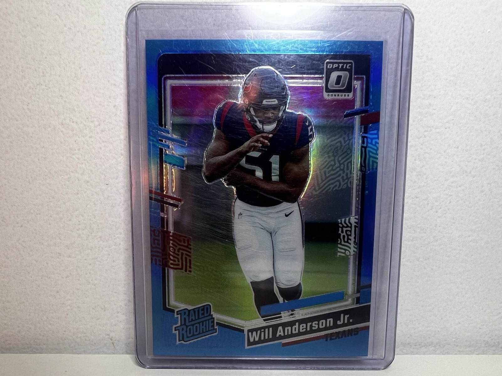 2023 Donruss Optic Will Anderson Jr. Aqua Rated Rookie /299 #246 Texans