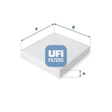 UFI Filter, Innenraumluft 53.115.00 für ALFA ROMEO