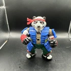 Teenage Mutant Ninja Turtles TMNT Vintage 1990 Panda Khan 4" Action Figure LOOSE