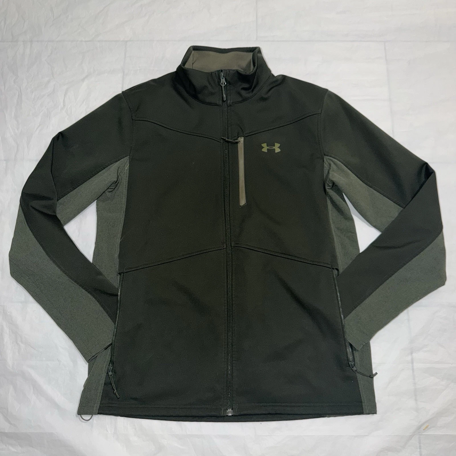 Under Armour Men's ColdGear Infrared Shield Jacket Green, Storm, Size Large