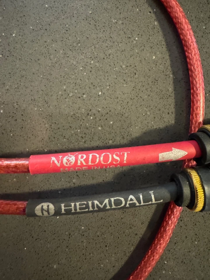 NORDOST HEIMDALL, 2 м, WBT NEXTGEN, блокировка разъемов RCA отличное состояние - Изображение 2 из 4