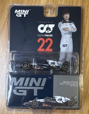 MINI GT AlphaTauri AT04 #22 Yuki Tsunoda 1:64 Formula 1 F1 Diecast