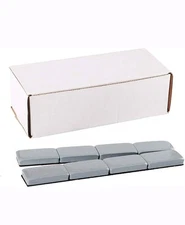 1 oz Stick on Wheel Weights, Adhesive Back ,36strips/box 144pcs,Grey Tire Weight