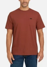 Wrangler Men's Pocket Tee, Red, Size XL