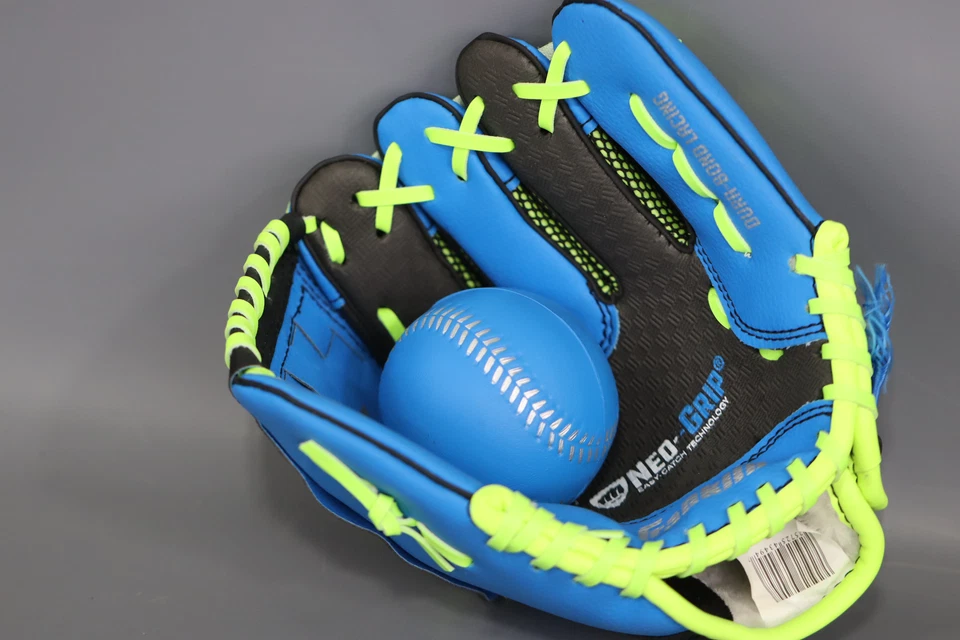 Juego de guantes y pelotas Franklin Sports Teeball - diestros para niños - 9 pulgadas Color azul Foto 2 de 4