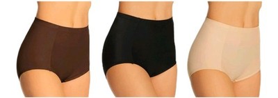 Maidenform FLEXEES 1pk Shapewear Brief FP0058 Black Beige Brown Women's S-3XL