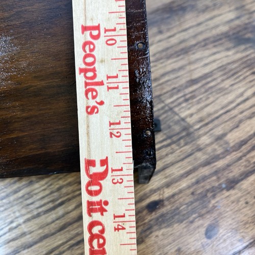 Antiker Original Tret Nähmaschinenschrank Holz Staubschutz Baucheimer - Bild 5 von 12