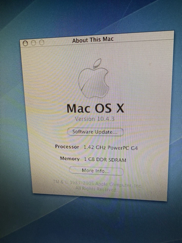 Apple Mac Mini G4 1.42GHz 1GB 80GB HDD A1103 Desktop Computer Tested Complete - Image 2 of 4