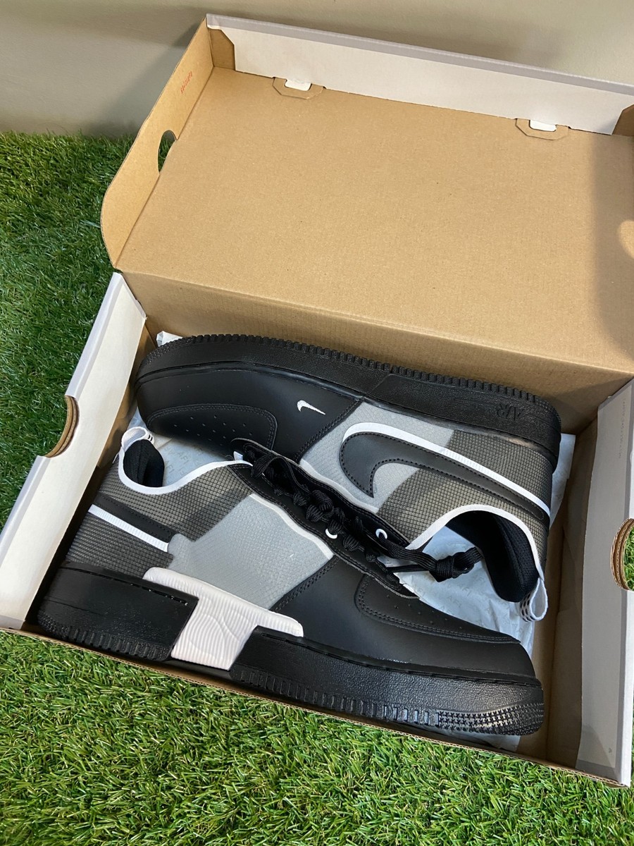 Nike Air Force 1 Low React Black White Shoes Sneakers DM0573  display picture 1