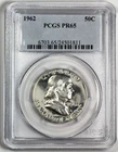 1962-P Franklin Half Dollar PCGS PR65 Silver Proof 90% 50C