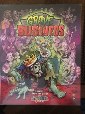 Grave Business Zombie Board Game By Minion Games NEW SEALED
