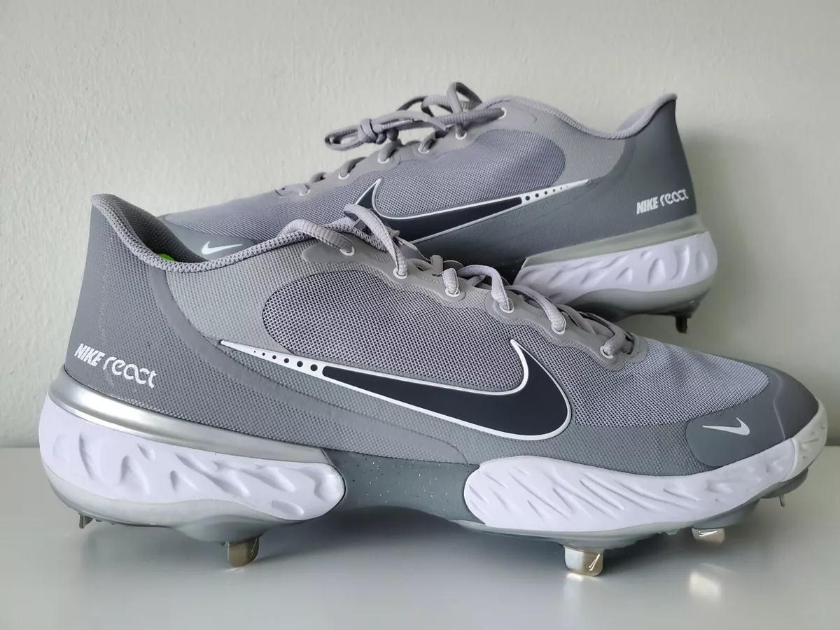 Nike React Alpha Huarache Elite 3 Low Metal Baseball Cleats Size 16 CK0746-002 Nike React Alpha Huarache Elite 3 Low Metal Baseball Cleats Size 16 CK0746-002