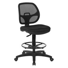 Office Star DC Series Deluxe Breathable Mesh Back Ergonomic Drafting Chair with