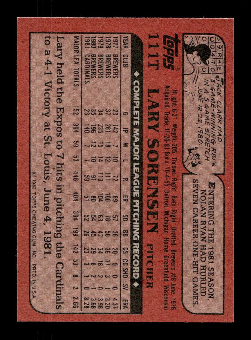 1982 Topps Traded 1-132 EX-MT/NM Pick From List All PICTURED - Picture 51 of 501