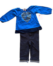 NWT NEW Juicy Couture 2 pc leggings set 100 cotton 3 6 months old baby girl