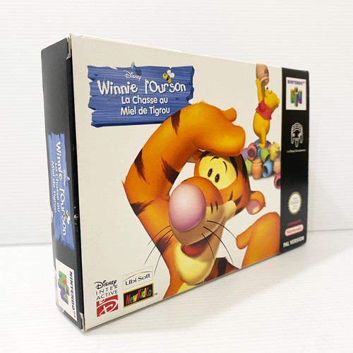 Winnie The Pooh - Winnie L’Ourson La Chase Au + Caja, Manual, Inserto en caja - N64 - Imagen 2 de 10