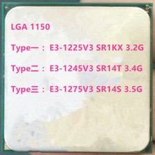 Intel Xeon E3-1225V3 E3-1245V3 E3-1275V3 LGA 1150 CPU