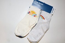 Old Navy Ankle Socks Size 4T-5T Girls Boys NEW NWT Pack 4 Lot Sunny future