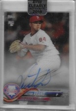 VICTOR ARANO RC Autograph 2018 Topps Clearly Authentic Auto Rookie Phillies