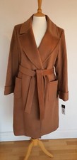 Bnwt Ralph Lauren New Vicuna Robe Style Tie Belt Coat Size 16 Rrp $420