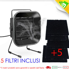 ASPIRA FUMI ASPIRAZIONE FILTRO DA BANCO LABORTORIO RIPARAZIONE SET 5 FLITRI ESD