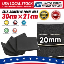 4 X Firewall Sound Deadener Car Engine Hood Heat Shield Insulation Deadening Mat