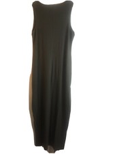 Fashion Nova Hunter Green Knit Maxi Dress Size 2X