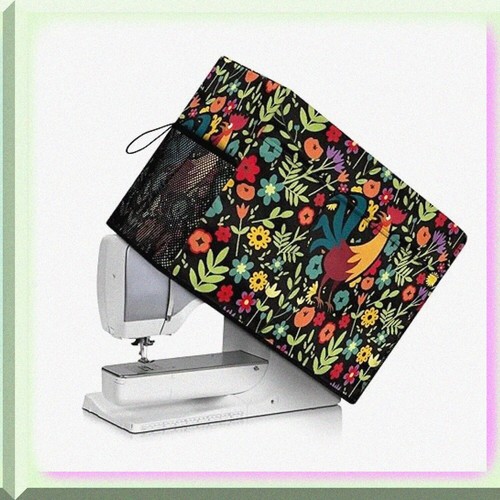 RoosterGuard Sewing Machine Cover: Lightweight, Washable, Dust-Proof with Handy - Bild 7 von 7