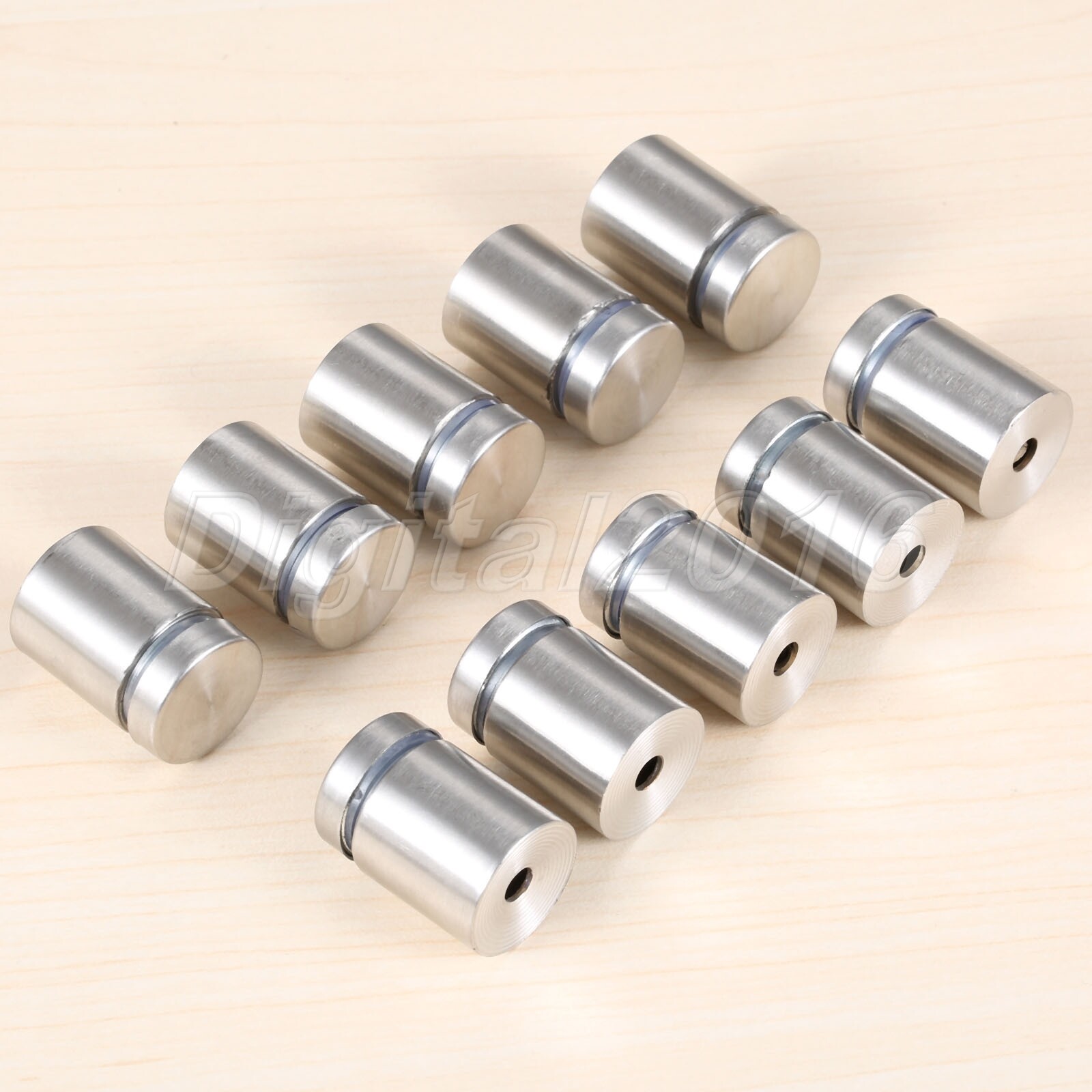 10x Stand Off Bolts Advertisement Glass Board Fixing Mount Standoffs