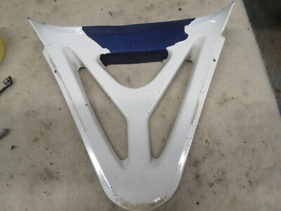 Yamaha YZF R1 4XV untere Verkleidung V Panel weiß OEM Original Gebrauchtteil