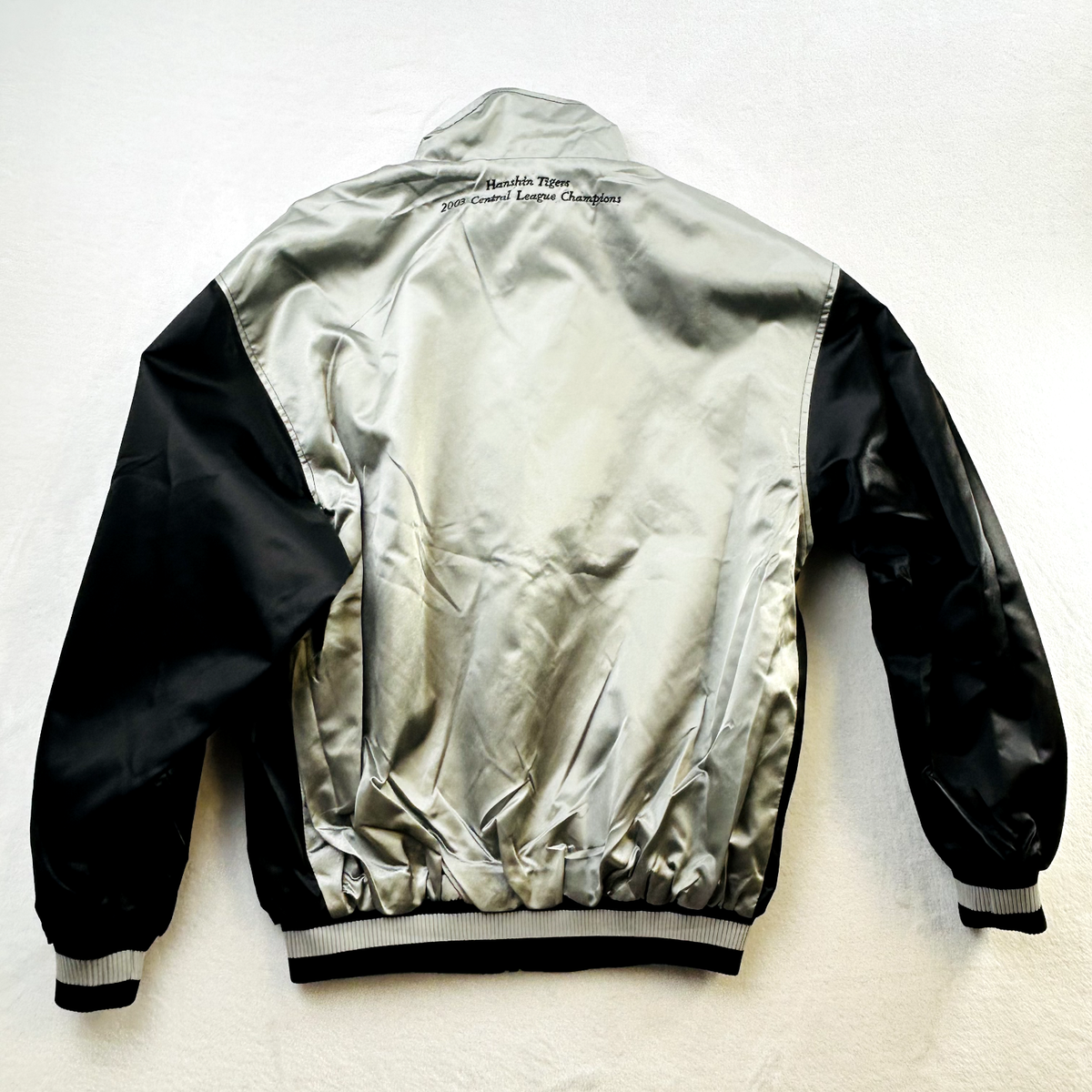 Hanshin Tigers Jacket Adult Medium Black Japan Baseball Bomber