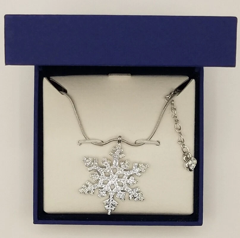 Swarovski necklace snowflake deals