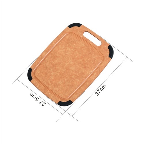 Wooden Chopping Board With Juice Grooves Antibacterial&Antislide&Dishwashable - Picture 8 of 13