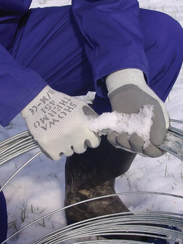 5 x SHOWA 451 Gants Thermiques Hiver Chaud Froid Poignée Latex Palmier enduit Jardinage - Photo 5 sur 5