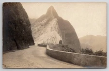 Hawaii Pali Gap Oahu RPPC Real Photo Postcard V25